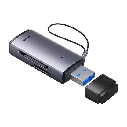 Baseus Lite Series SD/TF memory card reader, USB (gray) - Product Image 4