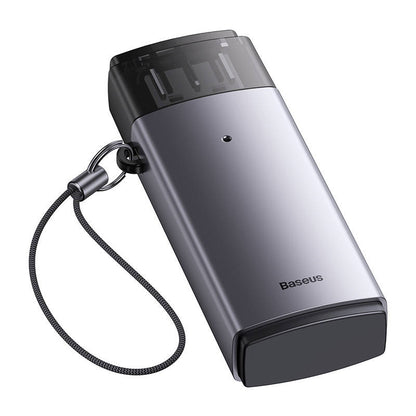 Baseus Lite Series SD/TF memory card reader, USB (gray) - Product Image 6
