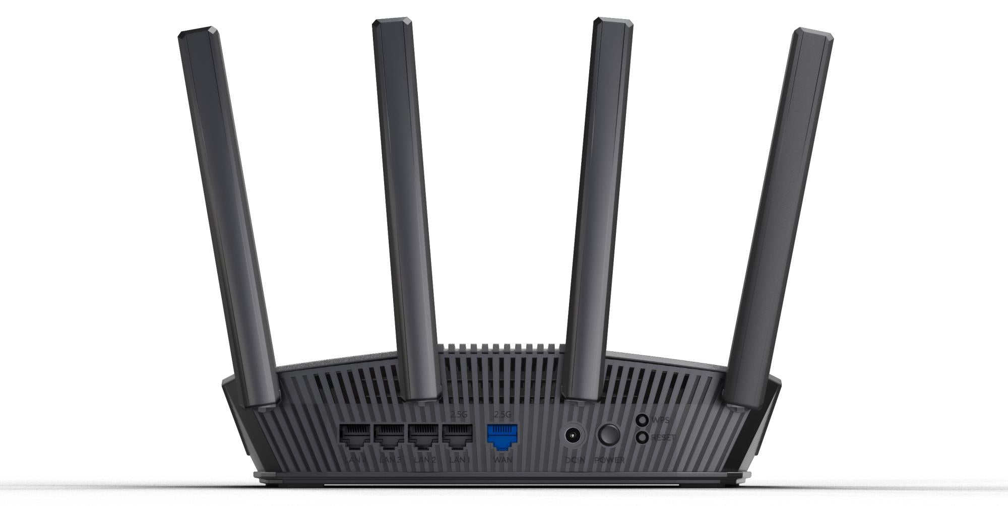 Wireless Router ASUS RT-BE59 BE5000 Wi-Fi 7 (802.11be) Data speed 5000 Mbit/s Ethernet WAN Yes WAN connection type RJ-45 Ethernet LAN Yes 5xLAN ports RT-BE59