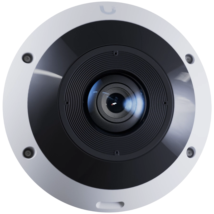 UBIQUITI UVC-G6-Pro-360-W All-weather, vandal-resistant 12MP PoE camera with panoramic 360 grade coverage, digital pan-tilt-z