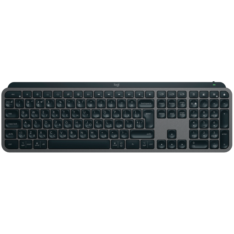 LOGITECH MX Keys S Plus Bluetooth Illuminated Keyboard with Palm Rest