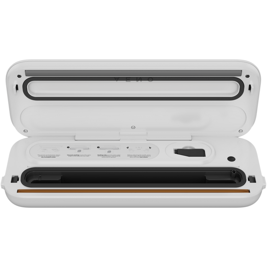 Vacuum sealer, white, LED display, 230AC/50Hz, 130W, -65KPa (+/-5kPa) — AENO