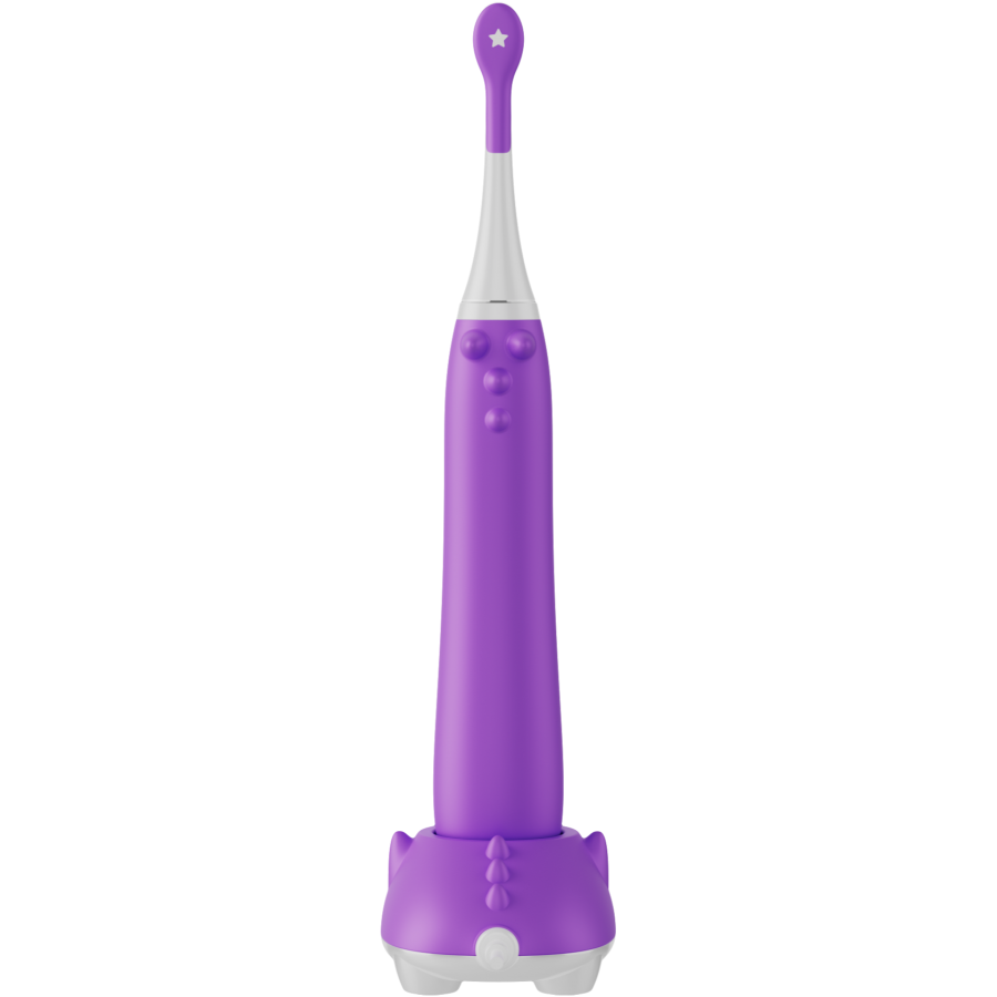 Wireless Tooth Brush, Violet, 3 Brush Heads, 600mAh, Function: Sensive, Clean, Whitening, Sweep, Smart Remind — AENO