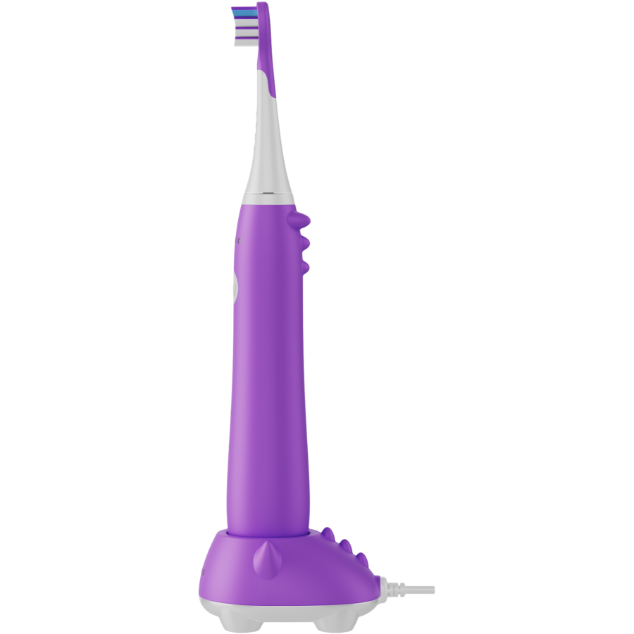 Wireless Tooth Brush, Violet, 3 Brush Heads, 600mAh, Function: Sensive, Clean, Whitening, Sweep, Smart Remind — AENO