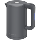 Electric Kettle, gray, 220-240V, 1850-2200W, 1.7L, strix controller — AENO