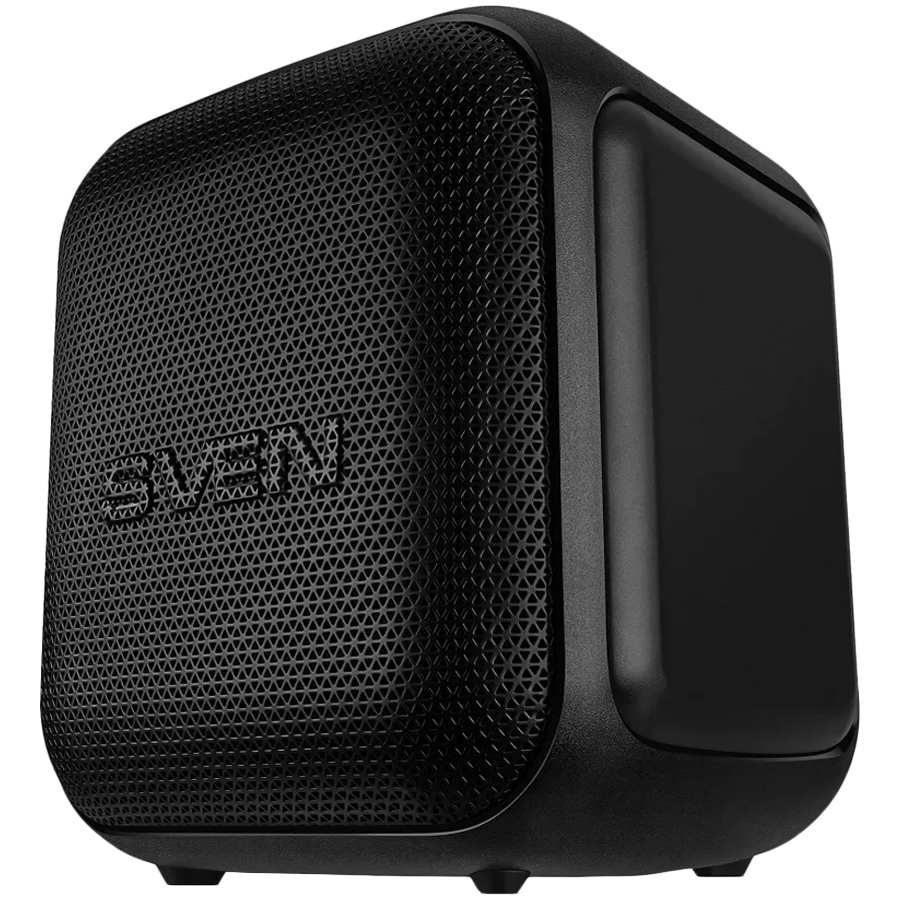Portable speaker SVEN PS-880, black, power output 110W (RMS), TWS, Bluetooth, FM, USB, microSD, LED-display, lithium battery