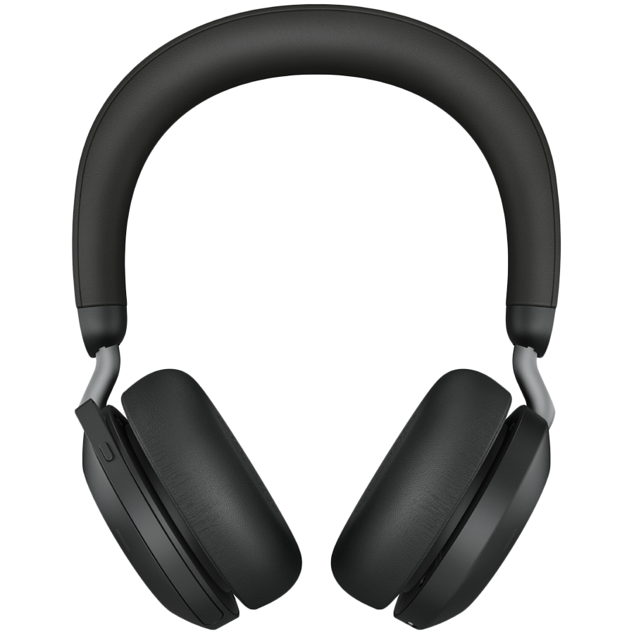 JABRA EVOLVE2 75, Link390a MS Stereo Black, EVOLVE2 75 headset Black MS, Link 380 BT adapter USB-A MS,1.2m USB-C to USB-A cab