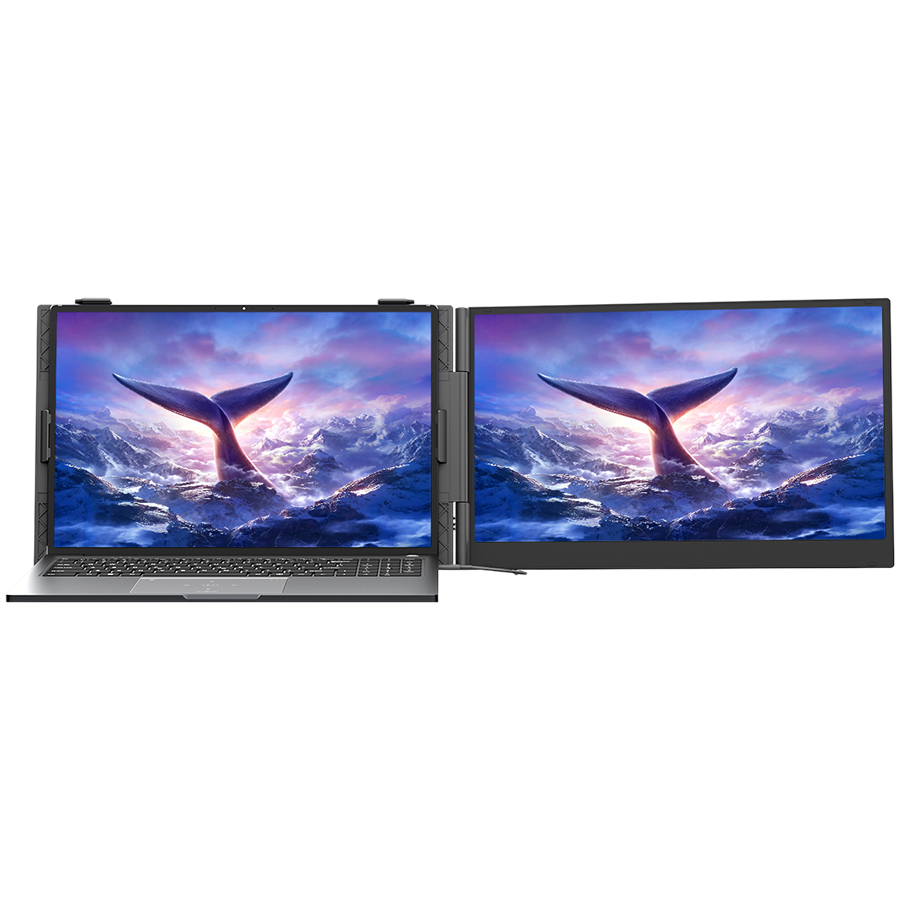 Portable monitor Blackview SCM6 Single Screen 14inch 1920x1080 16:9 LCD 60Hz IPS 178 USB-C 3.1x3 for 13-17.3 inch laptops 332