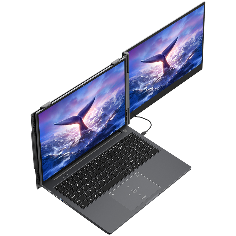 Portable monitor Blackview SCM6 Single Screen 14inch 1920x1080 16:9 LCD 60Hz IPS 178 USB-C 3.1x3 for 13-17.3 inch laptops 332