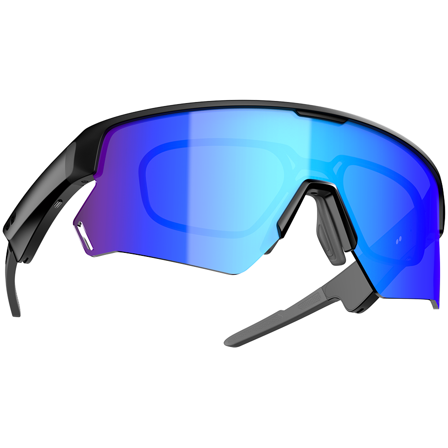 Smart Glasses Blackview D2 Ice Blue lenses Chips Jerry AD6976D4 8Mb 240mAh BT 5.1 APP HeyCyan ENC AI Lesten to music IP54 155