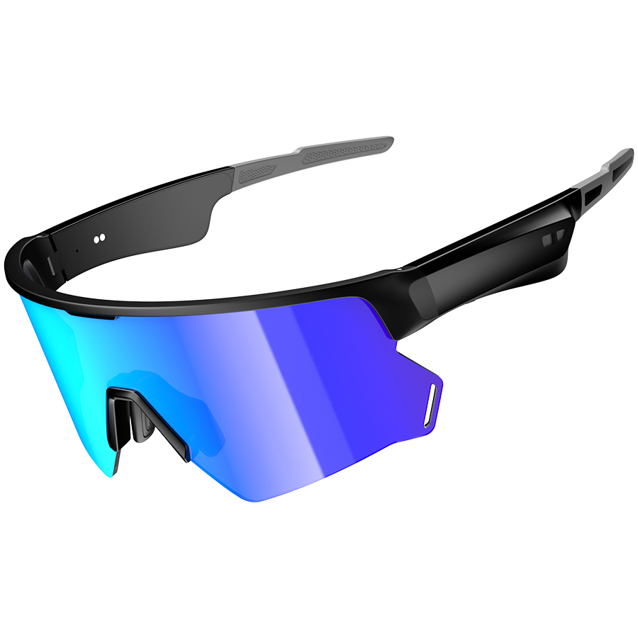 Smart Glasses Blackview D2 Ice Blue lenses Chips Jerry AD6976D4 8Mb 240mAh BT 5.1 APP HeyCyan ENC AI Lesten to music IP54 155