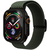Woven Loop 40, 41, 42mm One Size, Olive Black — VONMAHLEN