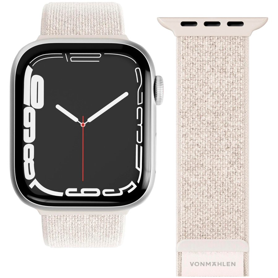 Fitness Loop 2 44, 45, 46, 49mm One Size, Cream — VONMAHLEN