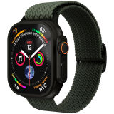 Woven Loop 44, 45, 46, 49mm One Size, Olive Black — VONMAHLEN