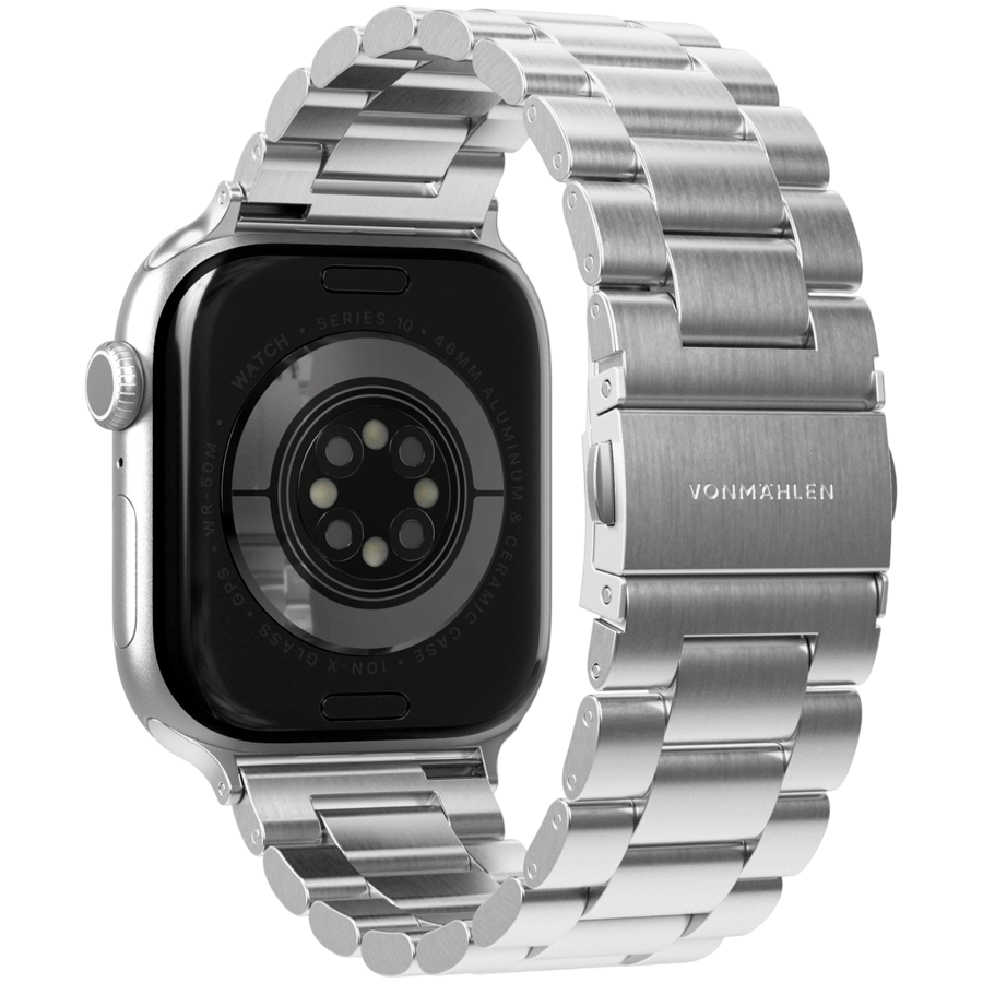 Link Bracelet 2 40, 41, 42mm One Size, Silver — VONMAHLEN