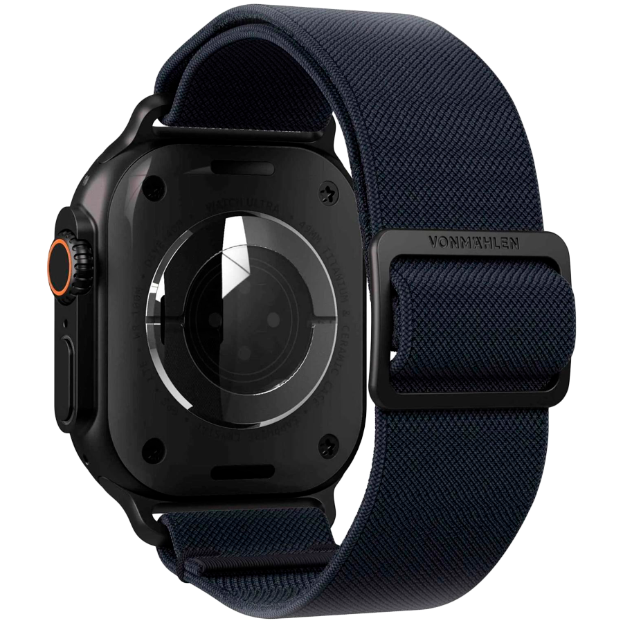 Classic Nylon Loop 44, 45, 46, 49mm One Size, Navy Black — VONMAHLEN