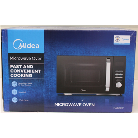 SALE OUT. Midea MAG25XF Microwave oven with grill, Oven 800 W, Grill 1000 W, 25 L, Black | Midea Microwave oven | MAG25X