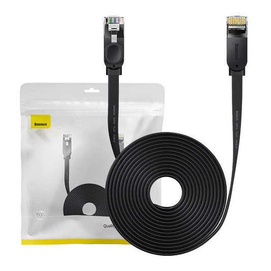 Baseus Ethernet RJ45, 1Gbps, 15m network cable (black) - Product Image 1