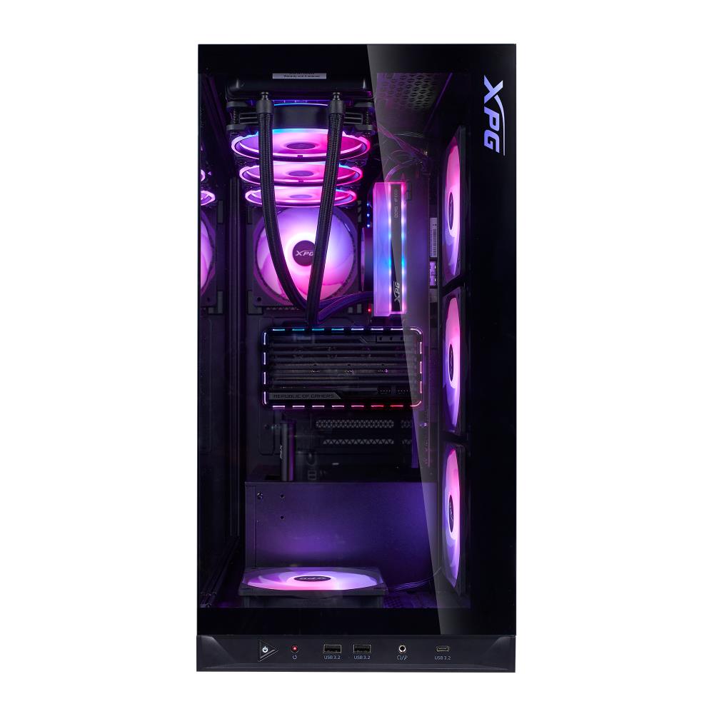 Case ADATA INVADER X BTF MidiTower Case product features Transparent panel ATX MicroATX MiniITX Colour Black INVADERXBTFMT-BKCWW