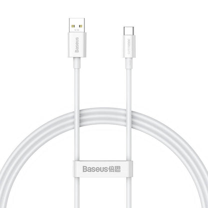 Baseus Superior Series Cable USB to USB-C, 65W, PD, 1m (white) - Product Image 1