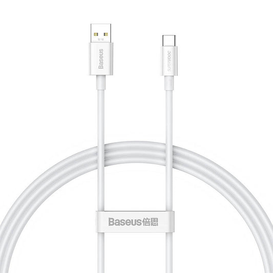 Baseus Superior Series Cable USB to USB-C, 65W, PD, 1m (white) - Product Image 1