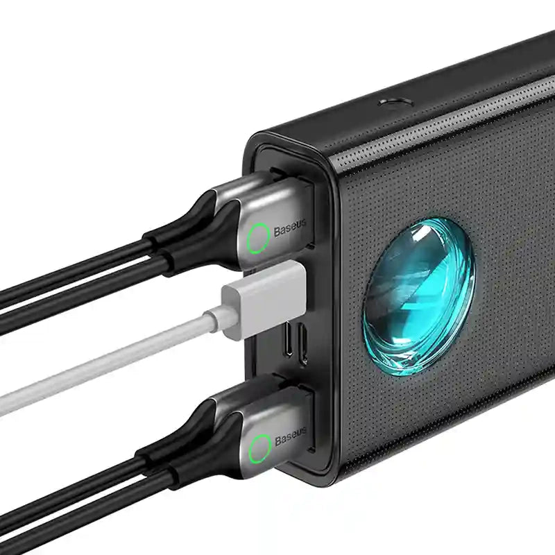Powerbank Baseus Amblight 30000mAh, 4xUSB, USB-C, 65W (black) - Product Image 4