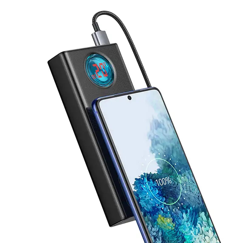 Powerbank Baseus Amblight 30000mAh, 4xUSB, USB-C, 65W (black) - Product Image 6