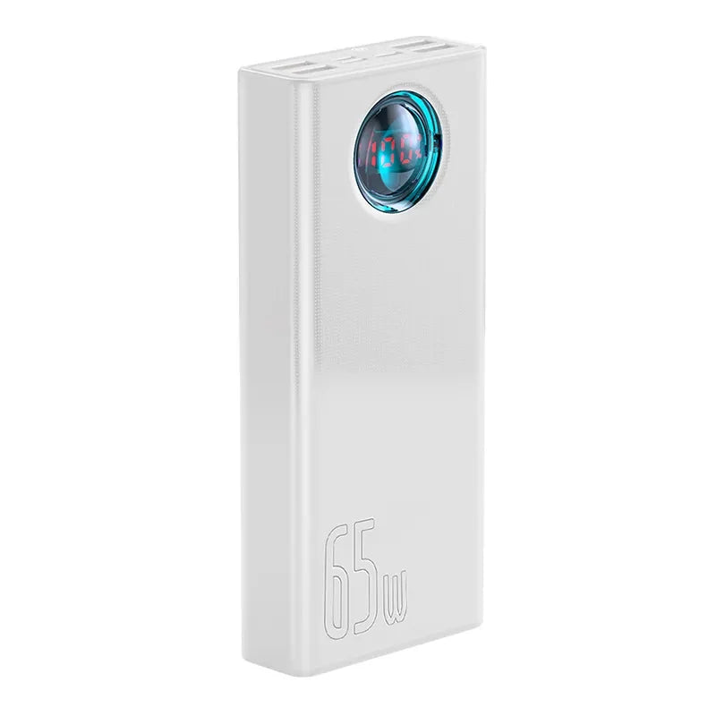 Powerbank Baseus Amblight 30000mAh, 4xUSB, USB-C, 65W (white) - Product Image 3