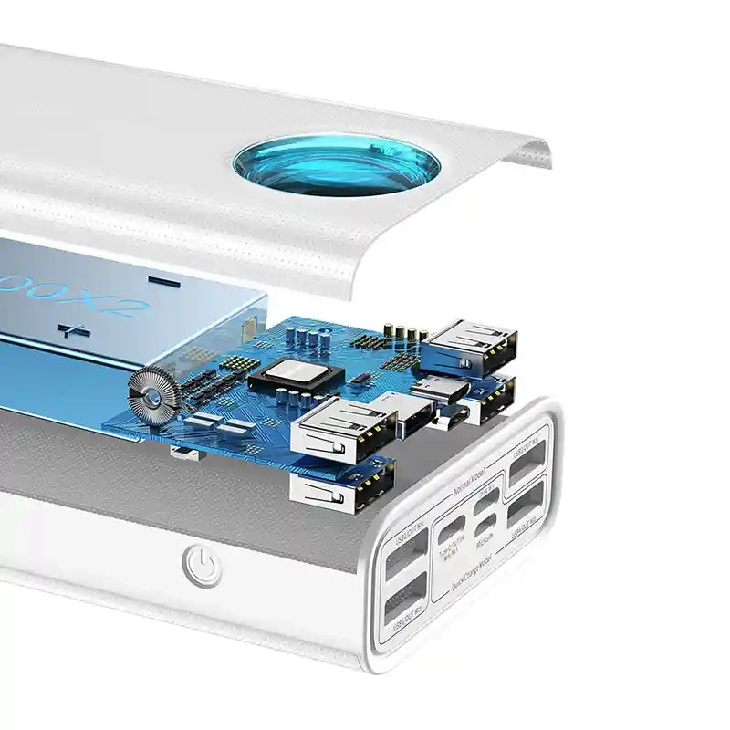 Powerbank Baseus Amblight 30000mAh, 4xUSB, USB-C, 65W (white) - Product Image 4