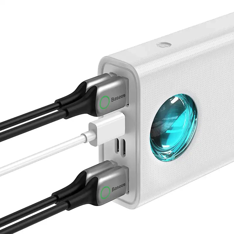 Powerbank Baseus Amblight 30000mAh, 4xUSB, USB-C, 65W (white) - Product Image 5