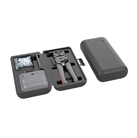 5-in-1-Kit: Kabeltester, Crimpzange, Abisoliermesser, Tasche, RJ45-Stecker Jimi Home JM-GTW5N