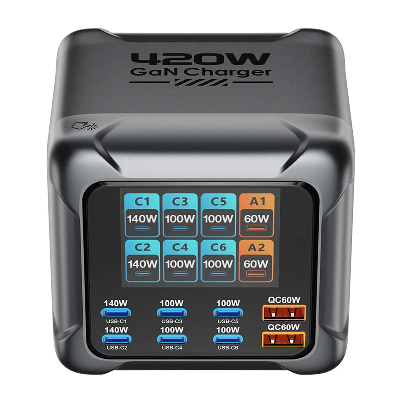 Blitzwolf BW-S33 420W Charger, 8 Ports - Image 2