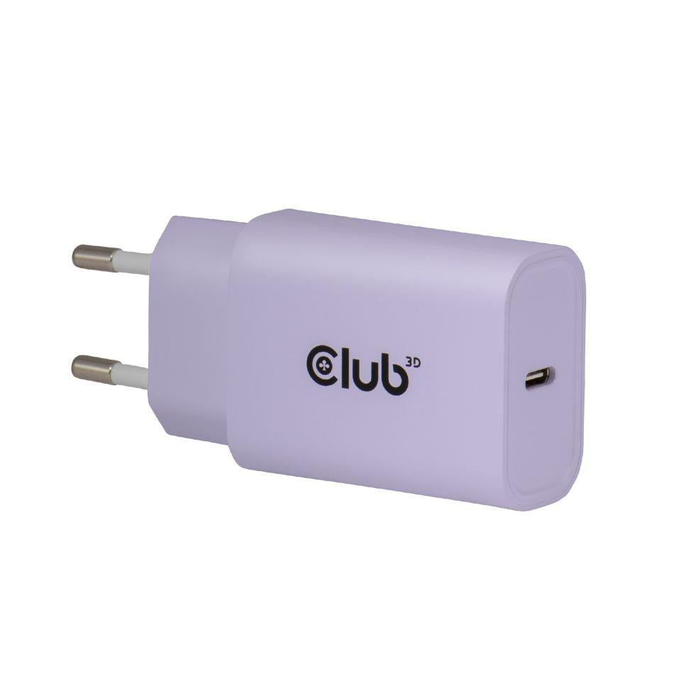 MOBILE CHARGER WALL USB-C/2PK 30W PURPLE CAC-3025 CLUB3D