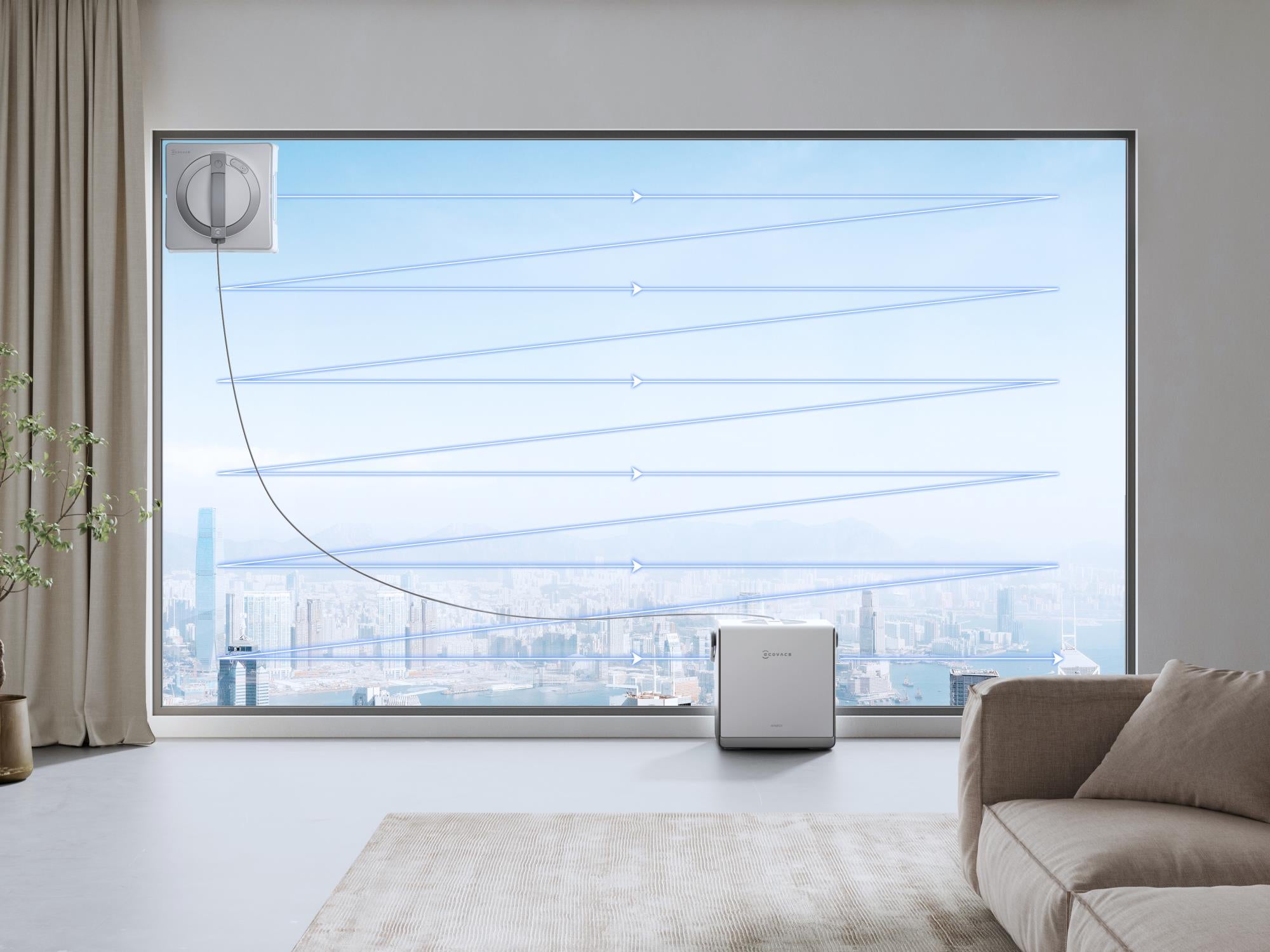 WINDOW CLEANING ROBOT/WINBOT W2 PRO OMNI ECOVACS