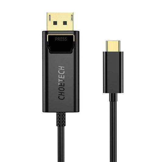 USB-C to Display Port cable Choetech XCP-1801BK, unidirectional, 4K, 1.8m (black) - Product Image 1