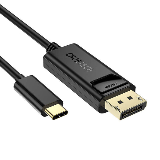 USB-C to Display Port cable Choetech XCP-1801BK, unidirectional, 4K, 1.8m (black) - Product Image 2