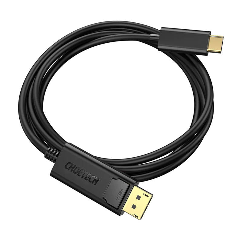 USB-C to Display Port cable Choetech XCP-1801BK, unidirectional, 4K, 1.8m (black) - Product Image 3