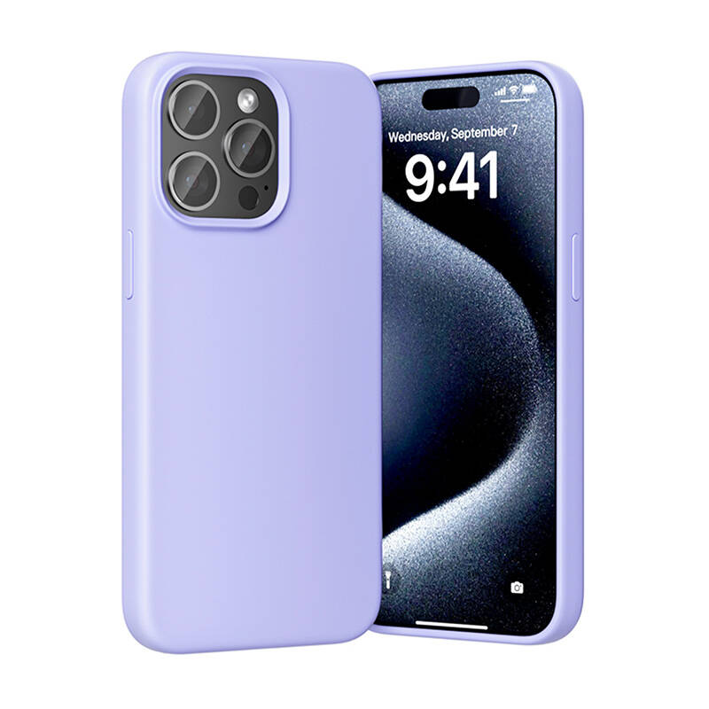 Vention KUFV0-40 Silicone Case for iPhone 15 Pro Max (purple) - Image 3