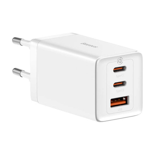Wall charger Baseus GaN5 Pro 2xUSB-C + USB, 65W (white) - Product Image 2