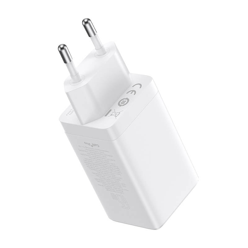 Wall charger Baseus GaN5 Pro 2xUSB-C + USB, 65W (white) - Product Image 4
