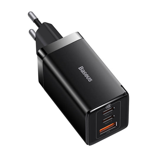 Wall charger Baseus GaN5 Pro 2xUSB-C + USB, 65W (black) - Product Image 2