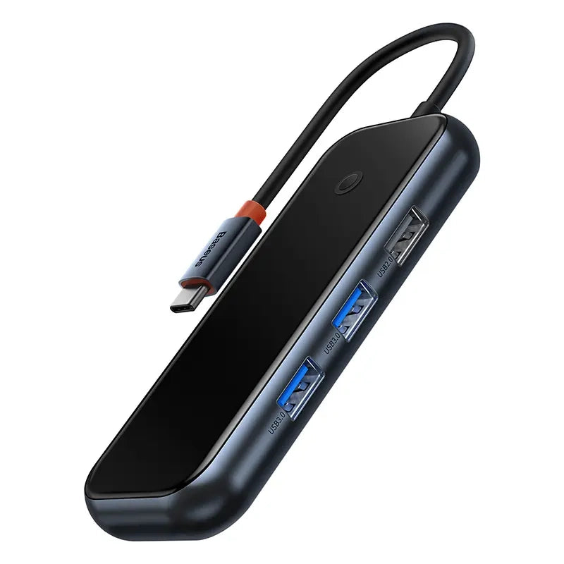 Hub 5in1 Baseus AcmeJoy series USB-C to 2xUSB 3.0 + USB 2.0 + USB-C PD + HDMI (dark grey) - Product Image 3