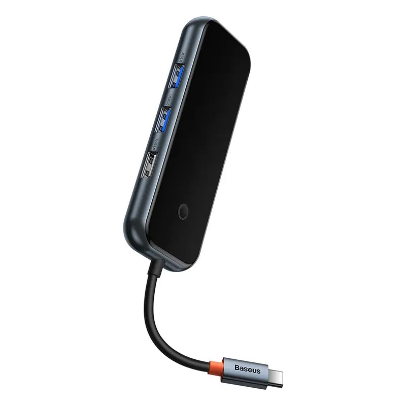 Hub 5in1 Baseus AcmeJoy series USB-C to 2xUSB 3.0 + USB 2.0 + USB-C PD + HDMI (dark grey) - Product Image 4