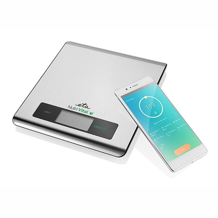ETA | Kitchen scales with smart application | Nutri Vital | Maximum weight (capacity) 5 kg | Graduation 1 g | Display ty