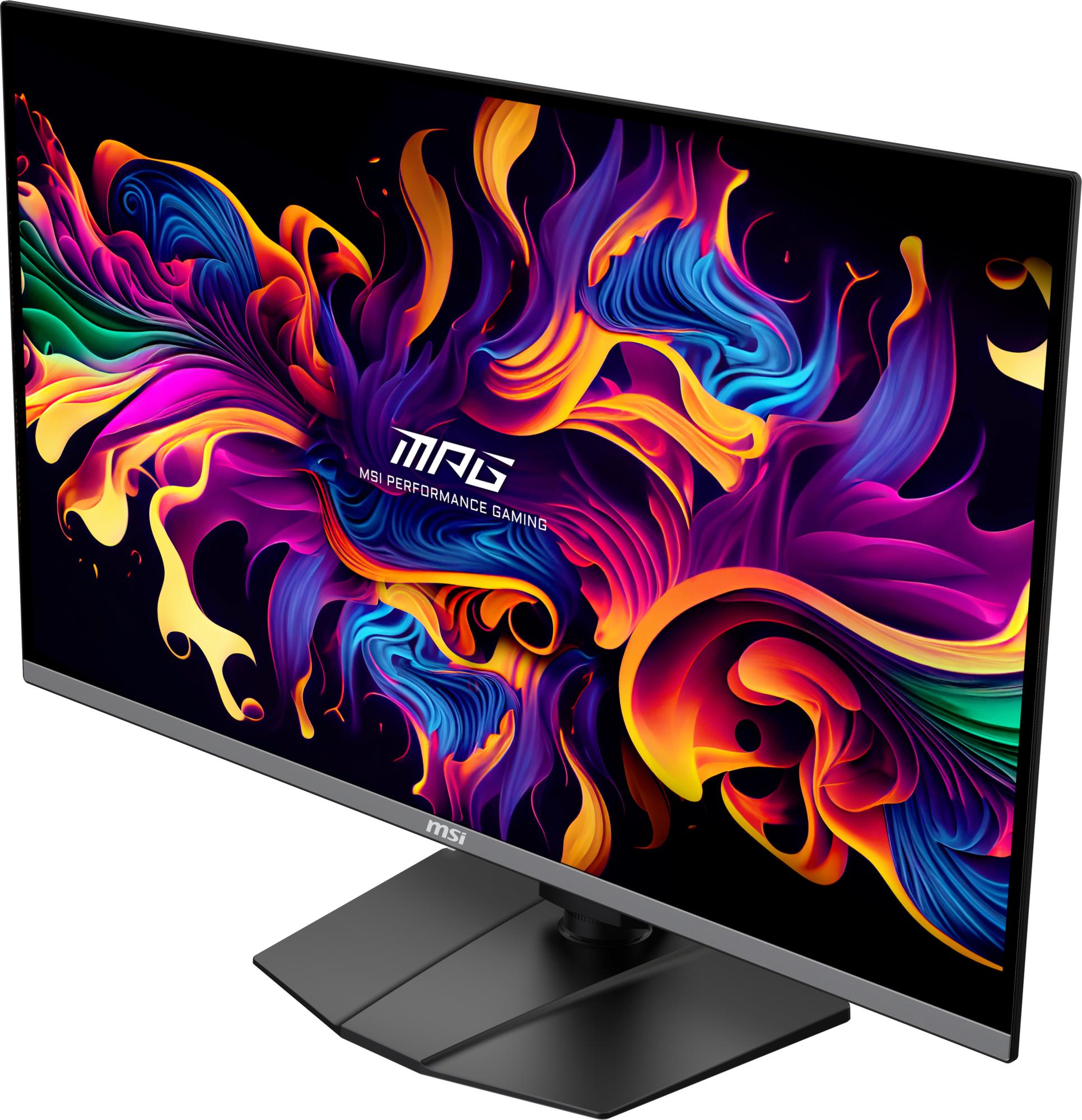 Monitor MSI 31.5" Gaming/4K Panel QD-OLED 3840x2160 16:9 Matte 0.03 ms Swivel Pivot Height adjustable Tilt Colour Black MPG321URXQD-OLED