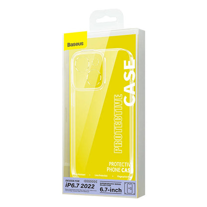 Baseus SuperCeramic Transparent Glass Case and Tempered Glass set for iPhone 14 Plus - Product Image 8