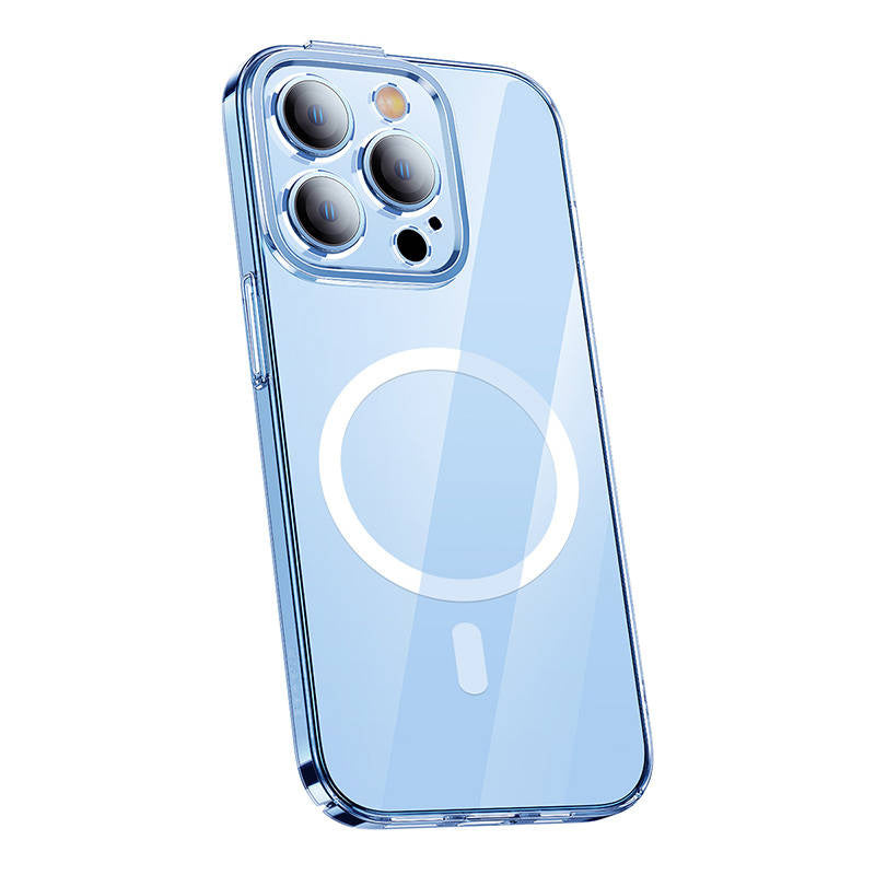 Baseus Crystal Transparent Magnetic Case and Tempered Glass set for iPhone 14 Pro Max - Product Image 5