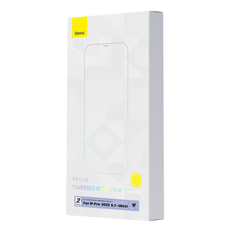 Baseus Crystal Tempered Glass 0.3mm for iPhone 14 Pro (2pcs) - Product Image 7