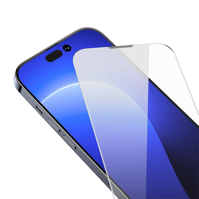 Baseus Crystal Tempered Glass Dust-proof 0.3mm for iPhone 14 Pro (2pcs) - Product Image 8