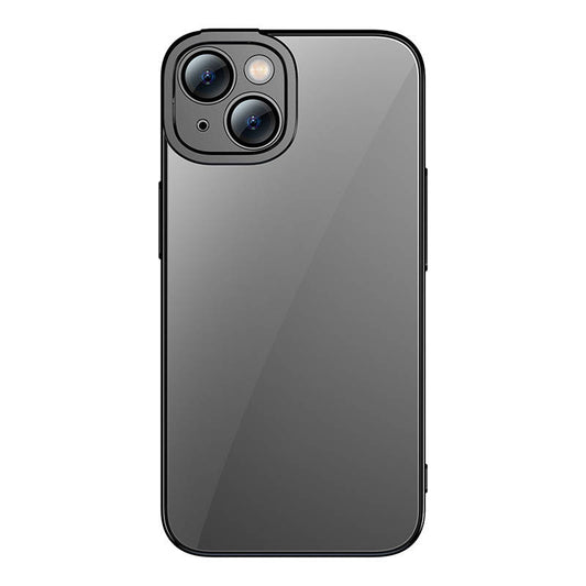 Baseus Glitter Transparent Case and Tempered Glass set for iPhone 14 Plus (black) - Product Image 2